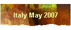 Italy May 2007