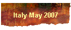 Italy May 2007